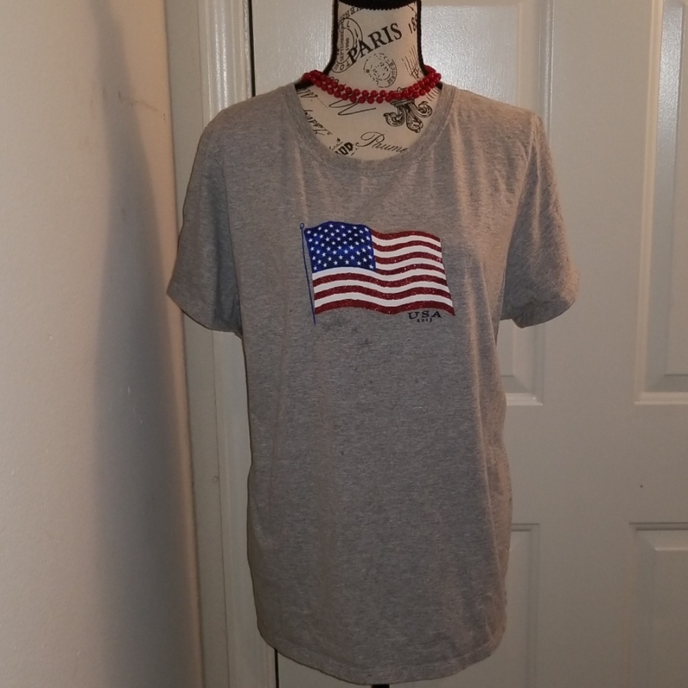 American Flag Tee